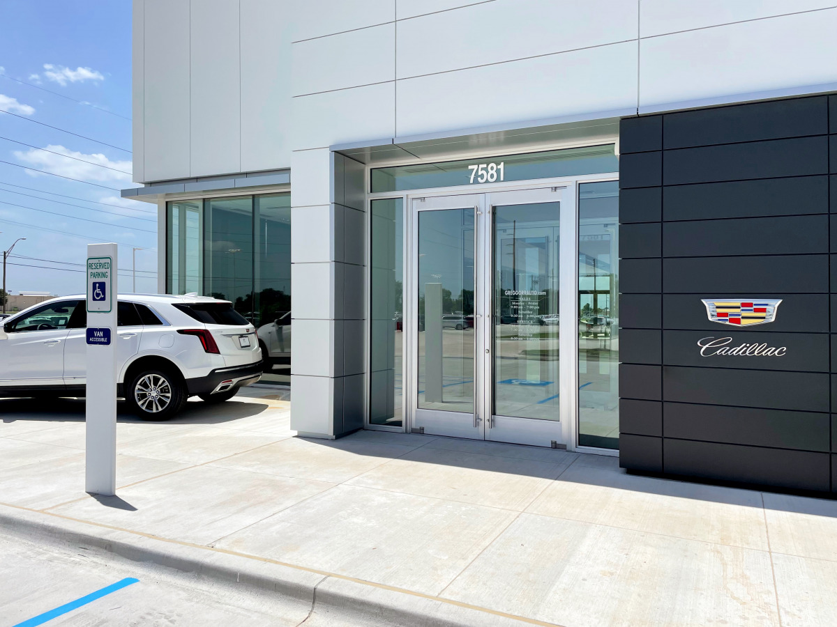 Orr Cadillac Case Study | Ellison Bronze - Custom Crafted Balanced Doors